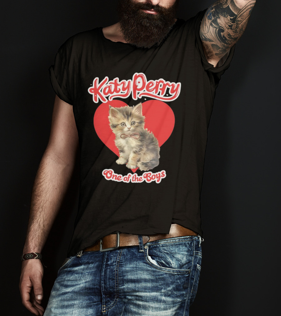 Katy Perry Cat One Of The Boys New T-Shirt
