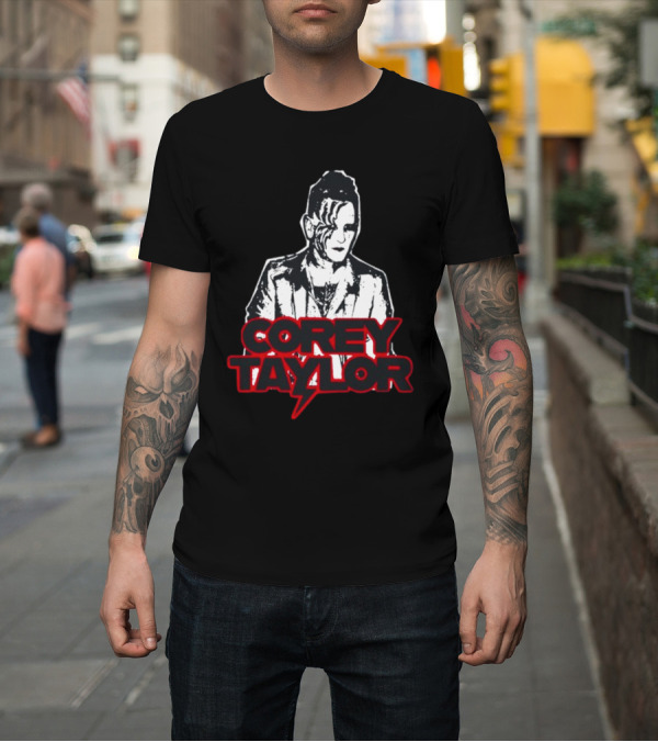 Shirt: COREY TAYLOR Cmf2 Charging Figure T-Shirt COREY TAYLOR Cmf2 Charging Figure T-Shirt