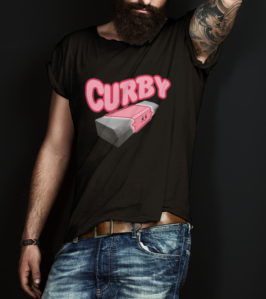 Curby Kirby Brick Meme T-Shirt