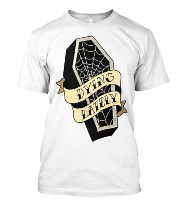 Iamjakehill Coffin Dying Lately Spiderweb T-Shirt