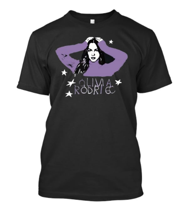 Concertleaks Olivia Rodrigo New Star Portrait Purple T-Shirt