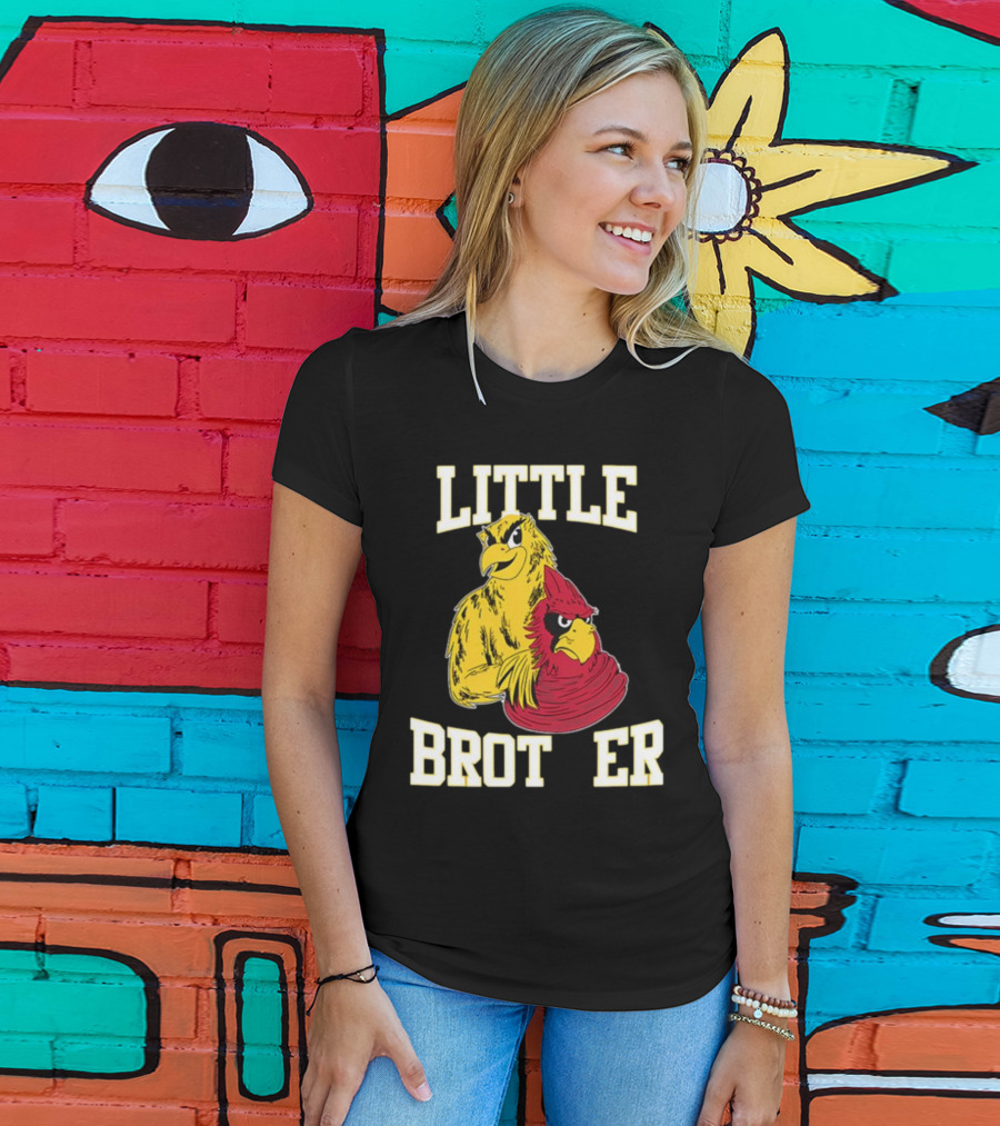 LITTLE BROTHER Iowa Hawkeyes Iowa State Cyclones Rivalry T-Shirt