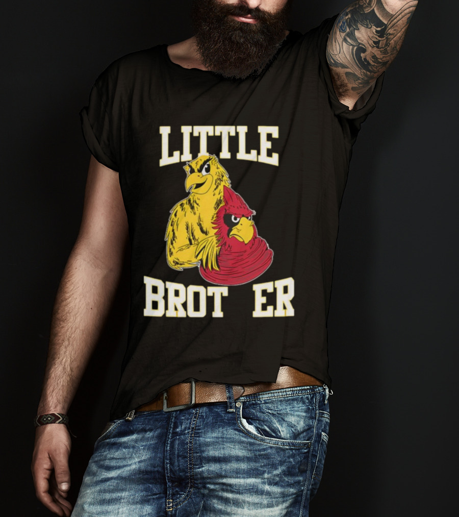 LITTLE BROTHER Iowa Hawkeyes Iowa State Cyclones Rivalry T-Shirt