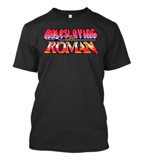 Thomas Sanders Roleslaying With Roman Bold Retro T-Shirt