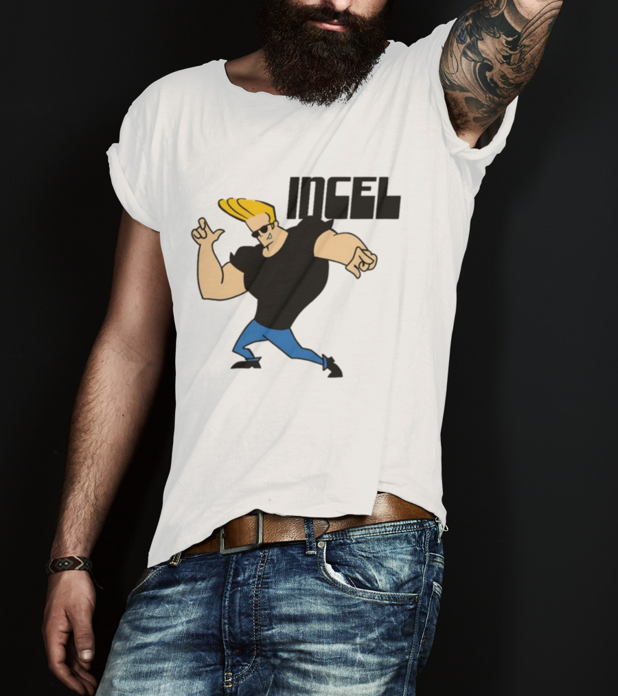 Incel Character With Blond Hair And Sunglasses T-Shirt