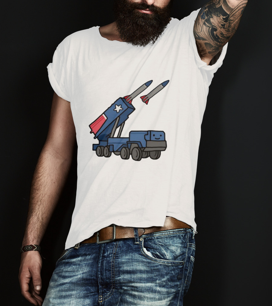 New England Patriots Missile Launcher Truck T-Shirt