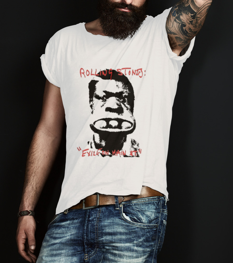 Rolling Stones Exile On Main St Sketch Face T-Shirt