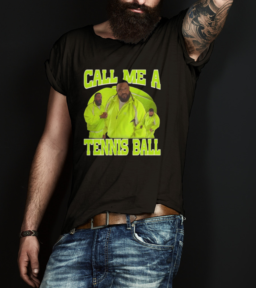 DJ Khaled Call Me A Tennis Ball Neon T-Shirt