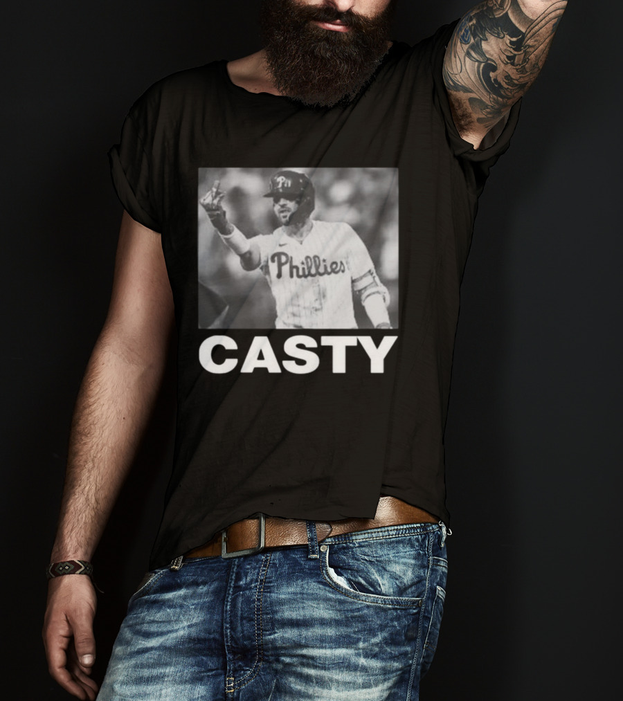 Casty Phillies Baseball Player Phillies T-Shirt