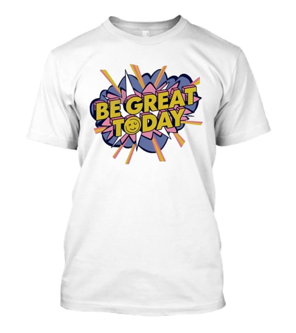 George Kittle Be Great Today Comic Burst Smile T-Shirt