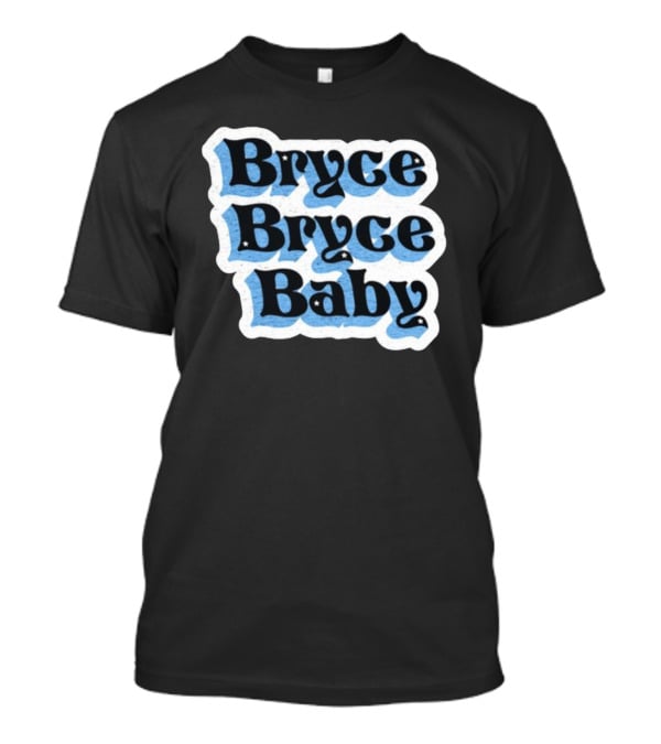 Bryce Bryce Baby Retro Funky Stars Typographic T-Shirt