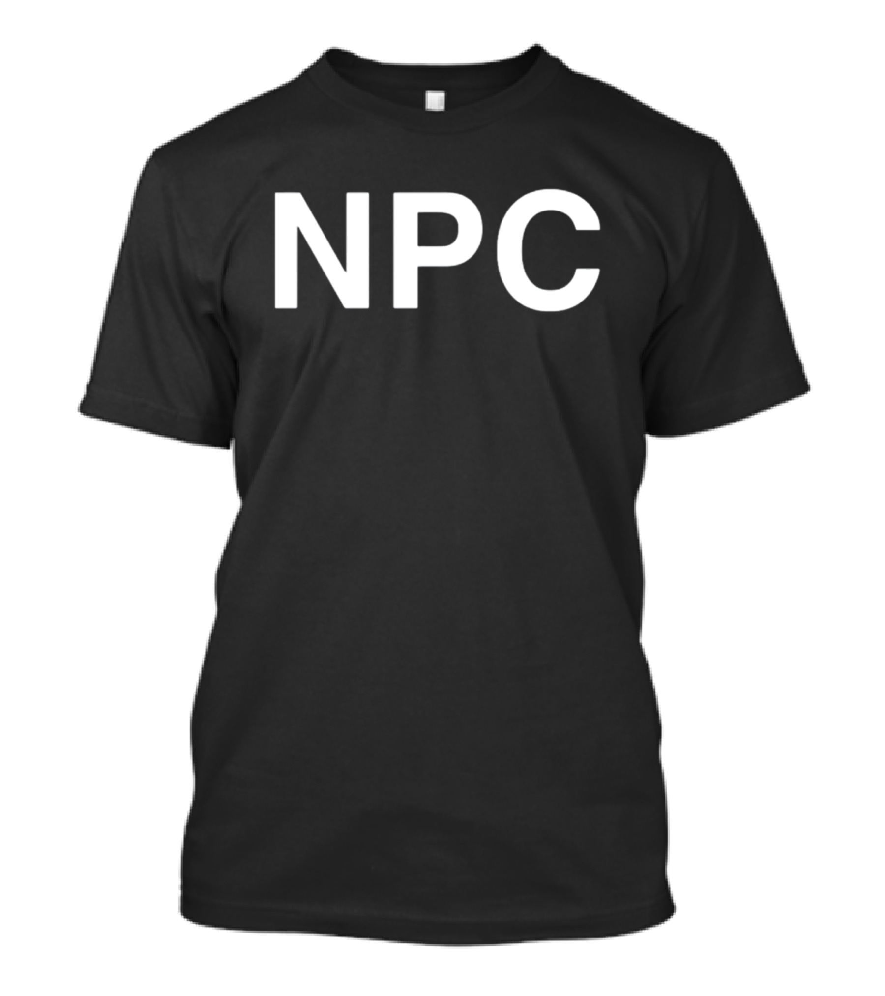 Critical Role Sam Riegel Wearing NPC Text T-Shirt