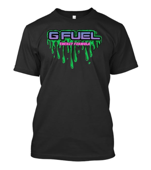 G Fuel Energy Formula Grime Dripping Neon Green T-Shirt