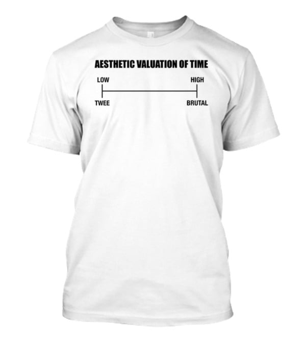 Aesthetic Valuation Of Time Low Twee High Brutal T-Shirt