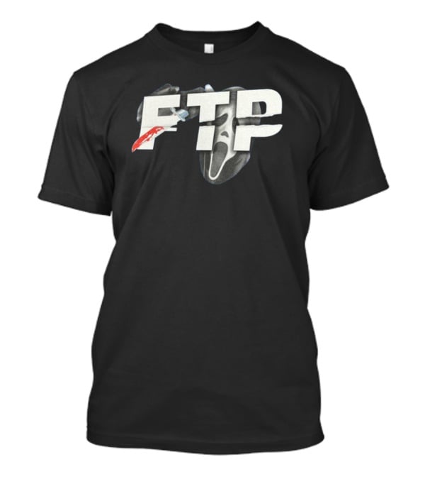 FTP Knife Ghost Mask Halloween T-Shirt