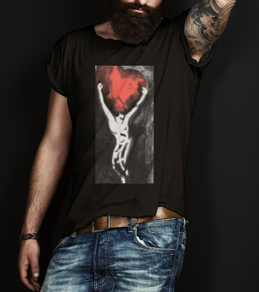 Rider Love Red Heart Embrace T-Shirt