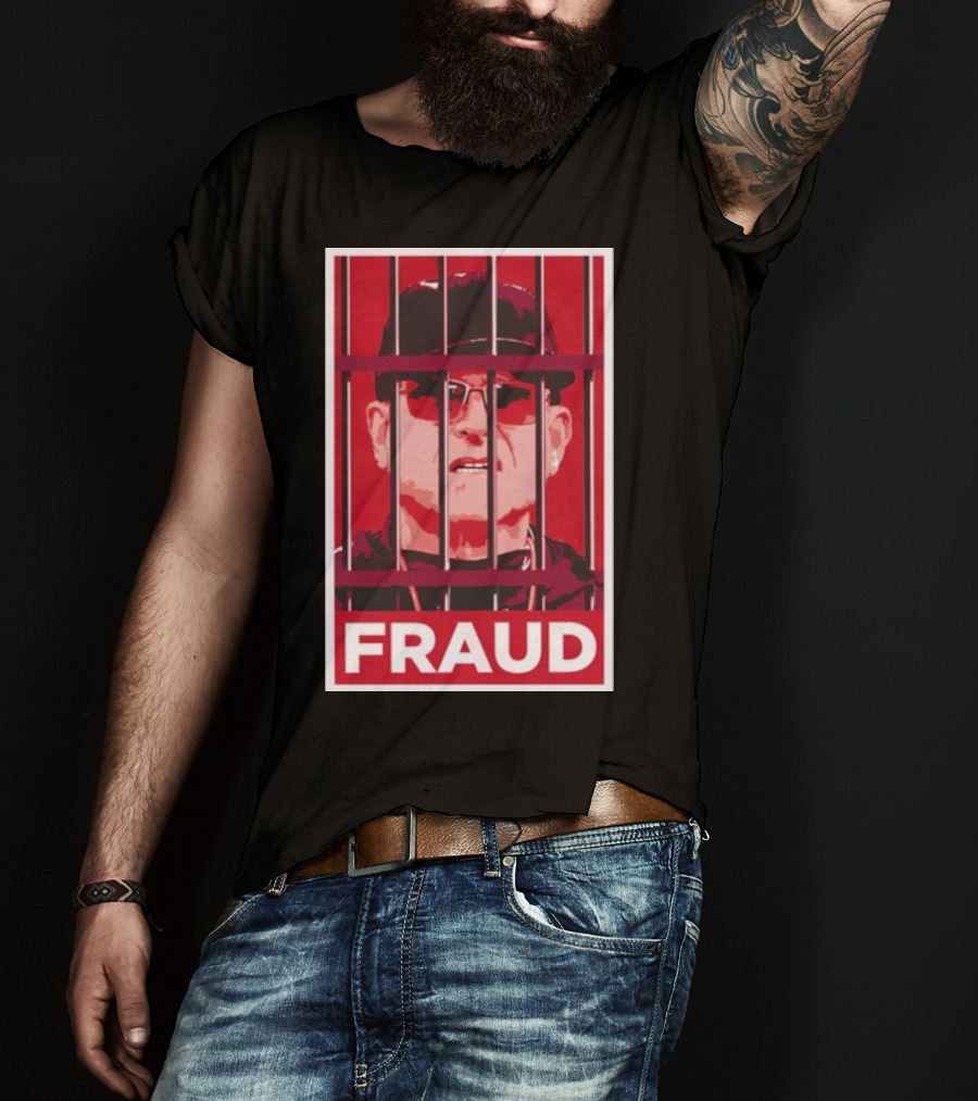 Nebraska Fraud Bars Red T-Shirt