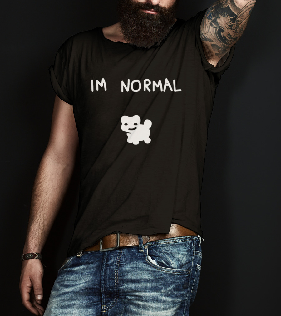 Crumb I'm Normal Cute Cartoon Dog T-Shirt