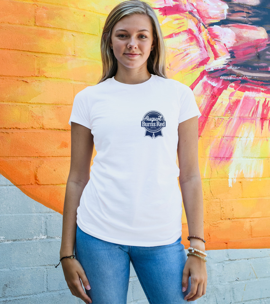 August Burns Red Beer Can Design White T-Shirt