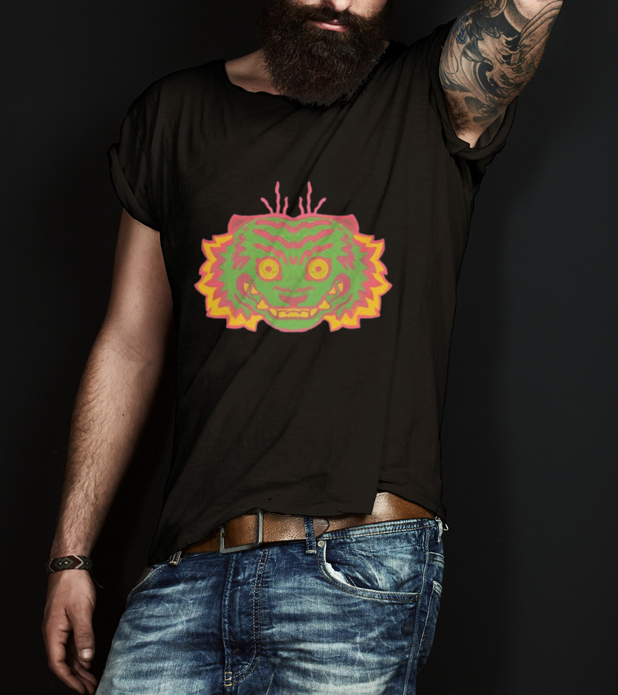 Jul Papajoolia Tigers Psychedelic Mask T-Shirt