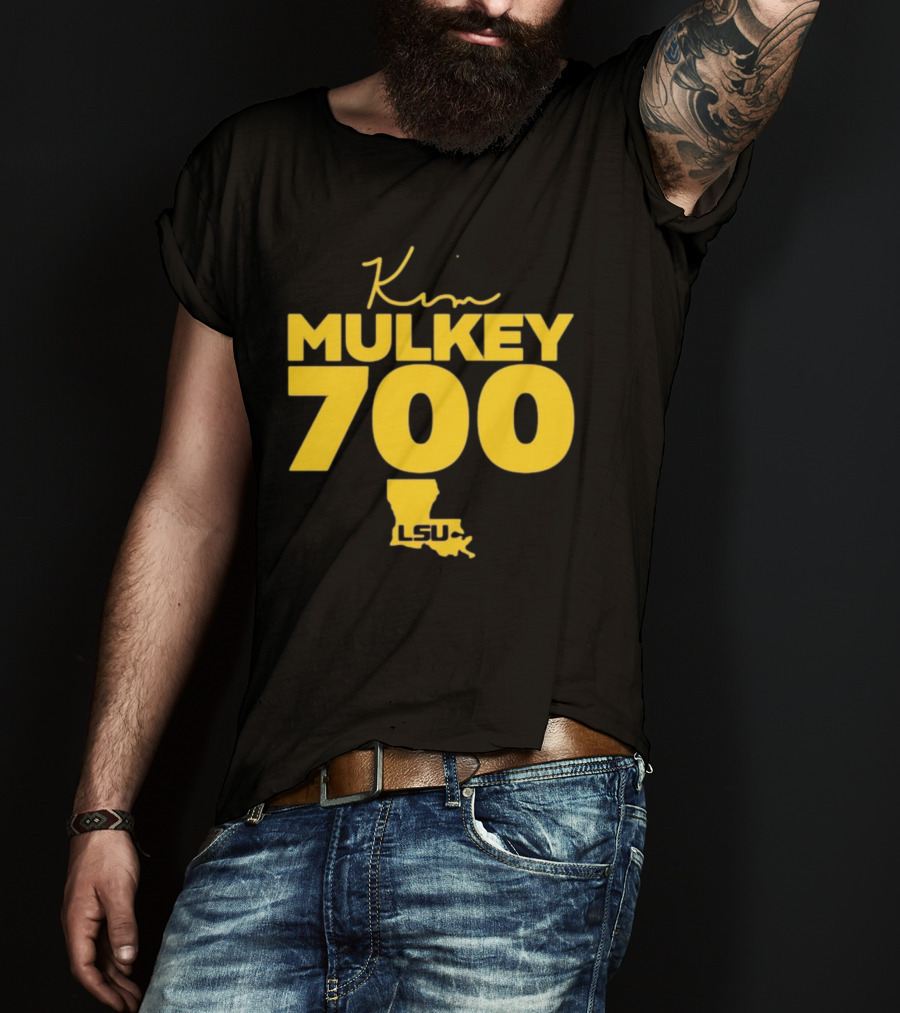 Kim Mulkey 700 LSU Women's Basketball Achievement T-Shirt