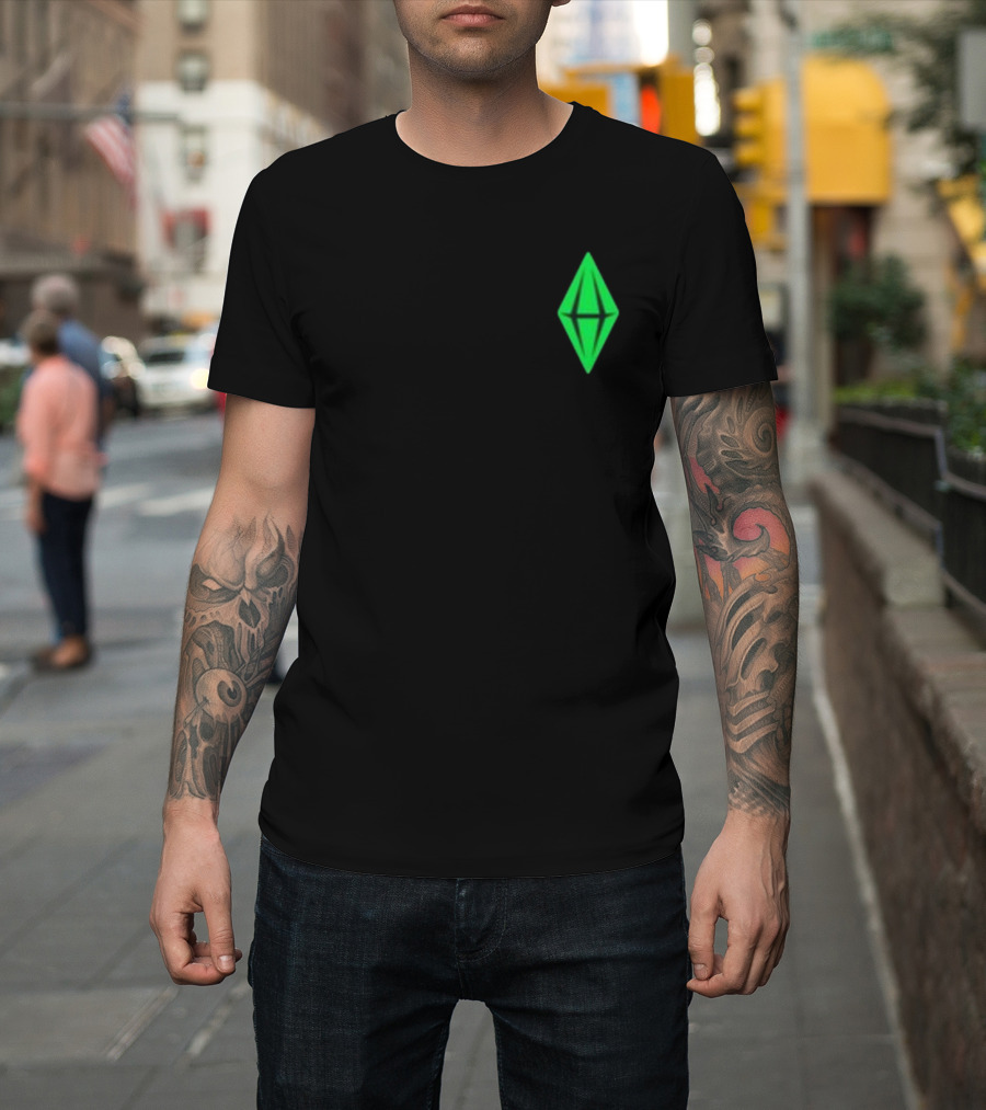 The Sims Onyx Runners Green Plumbob Icon T-Shirt