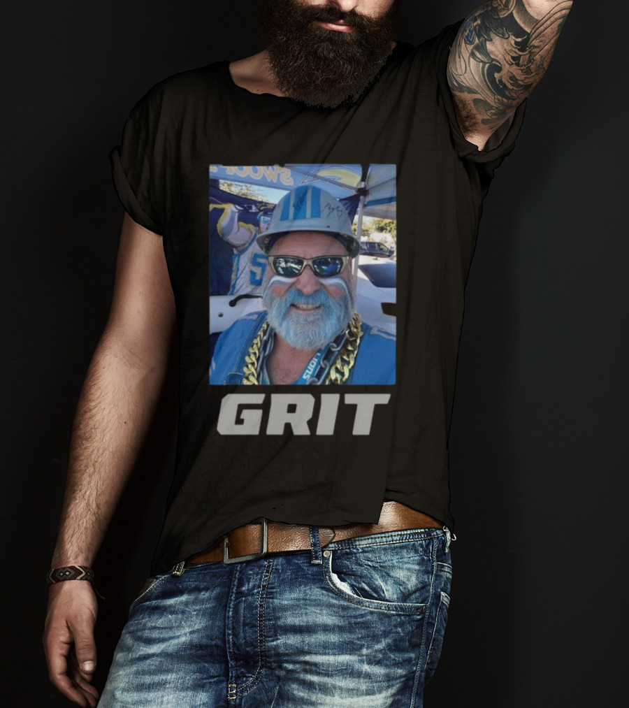 Lions Grit Gameday Enthusiast Celebrating Ron Crackman Crachiola T-Shirt