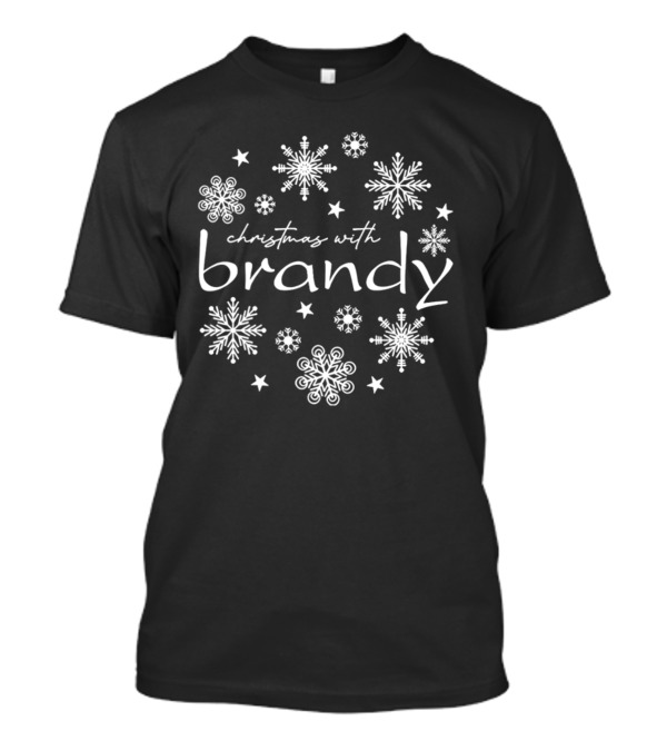 Christmas With Brandy Snowflakes Stars T-Shirt