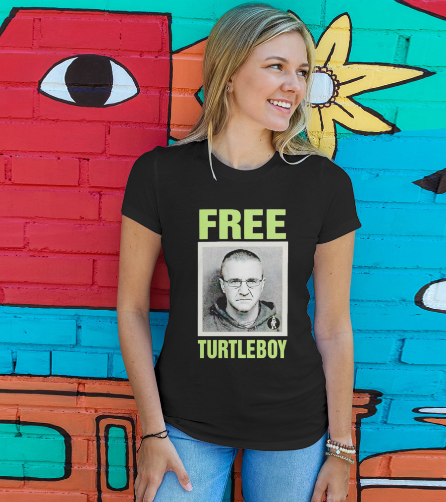 Free Turtleboy Mugshot T-Shirt