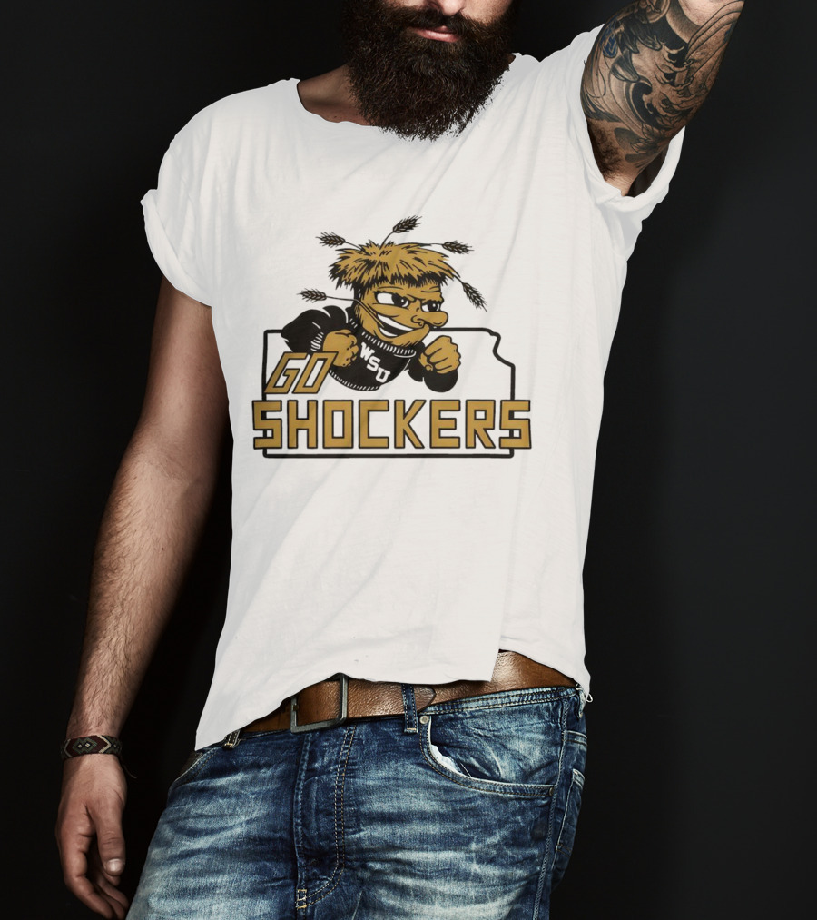 Wichita State University Go Shockers Mascot T-Shirt