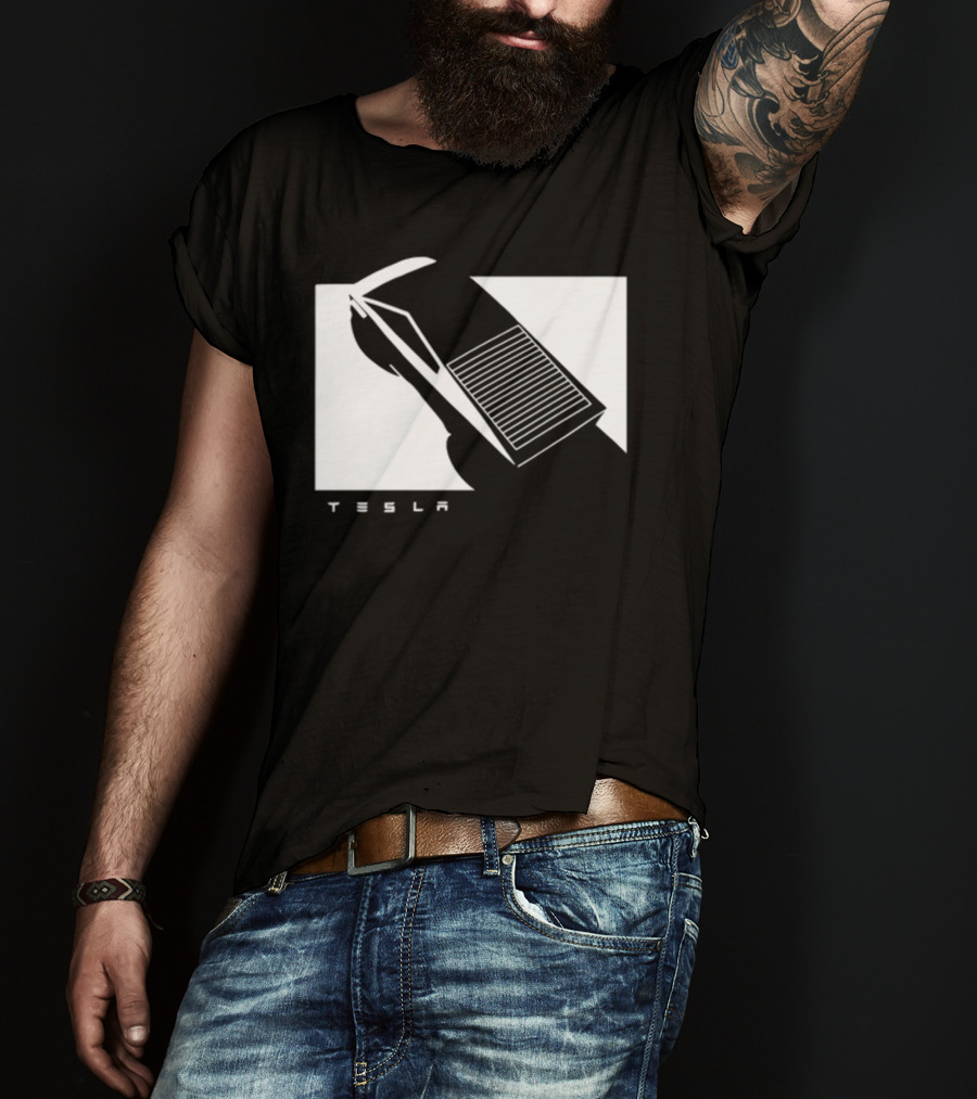 Tesla Cybertruck Monochrome Concept T-Shirt