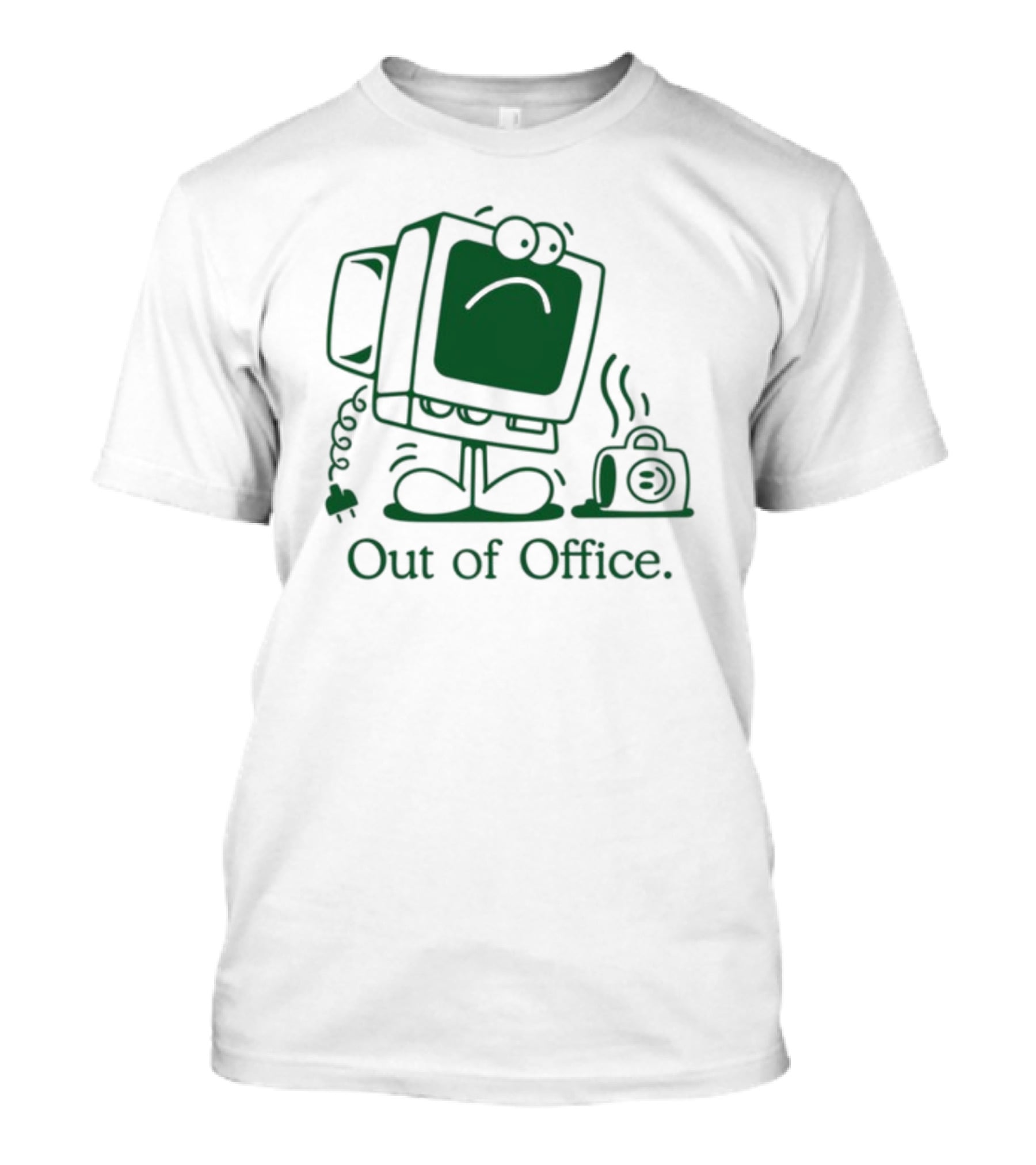 José Pablo Classic Computer Sad Face Out Of Office T-Shirt