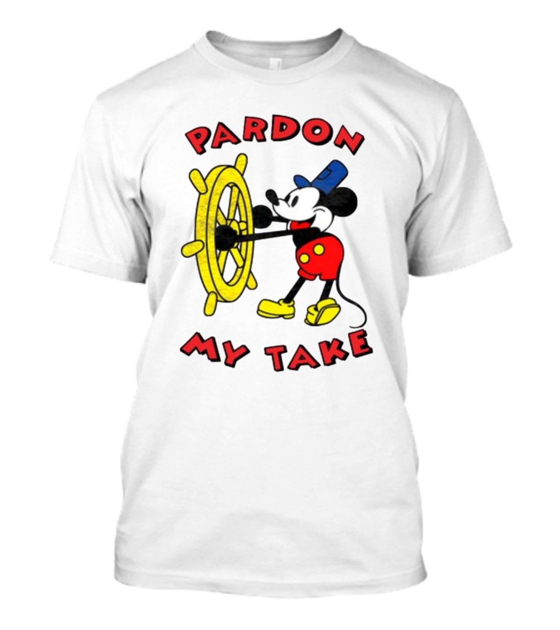 Pardon My Take Steamboat Wheel Mickey T-Shirt