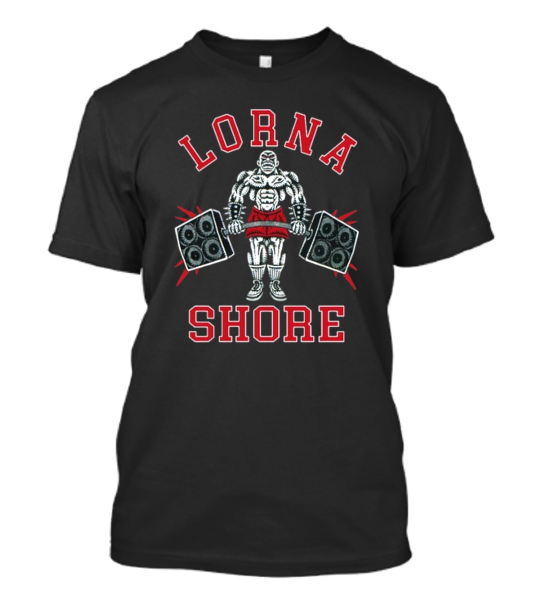 Lorna Shore Bodybuilder Speaker Weights Fitness Strength T-Shirt