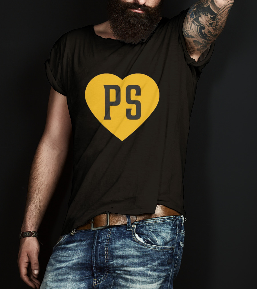 Peter Seidler PS Yellow Heart T-Shirt
