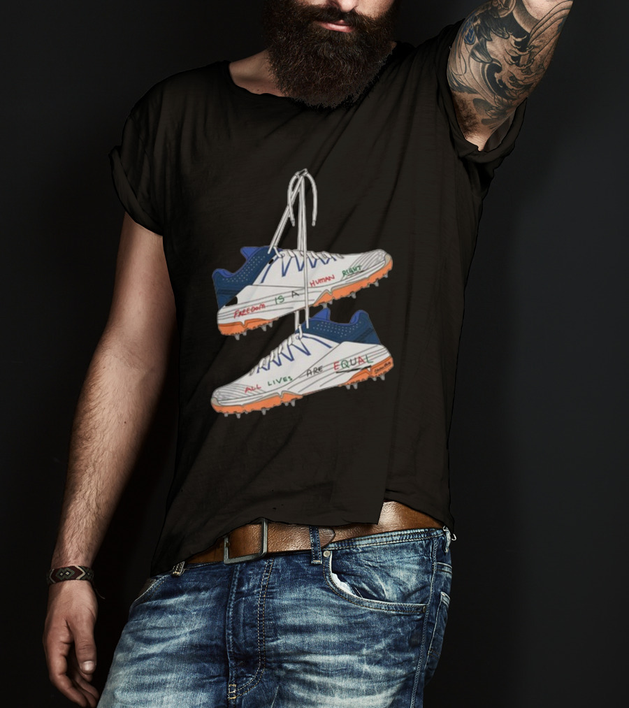 Freedom Is A Human Right All Lives Are Equal Cleats T-Shirt