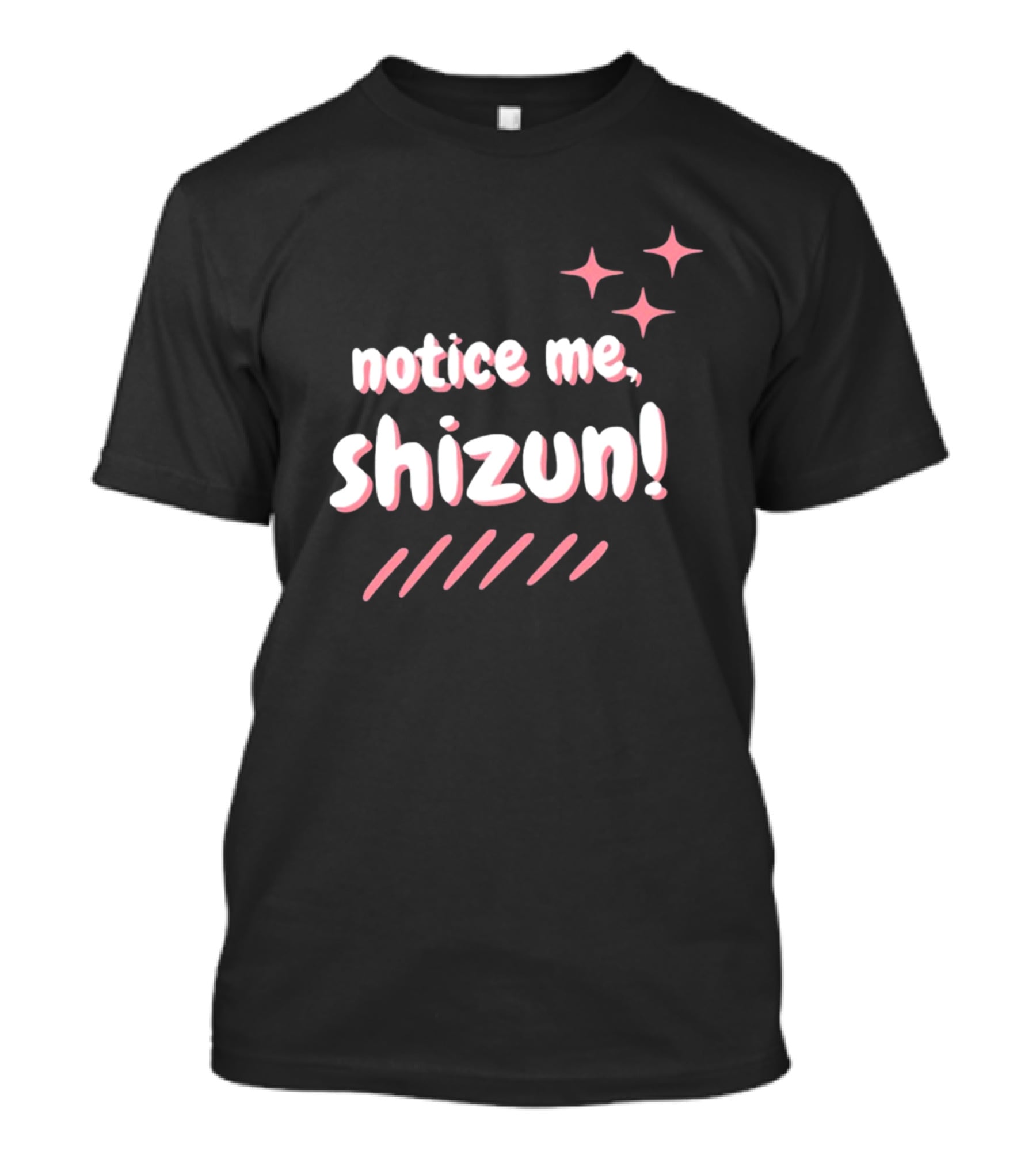 Notice Me Shizun Stars Pink Stripes T-Shirt