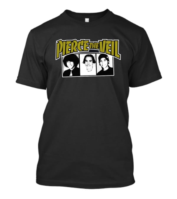 Pierce The Veil Band Members Black And White Photos T-Shirt