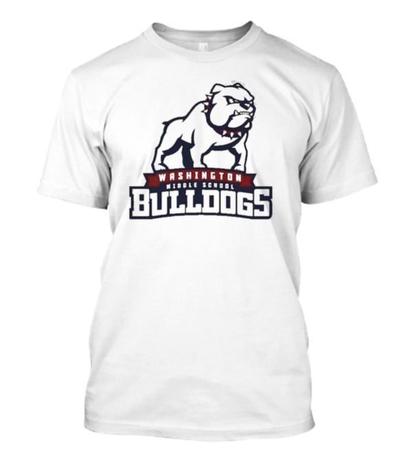 Washington Middle School Bulldogs Mascot T-Shirt