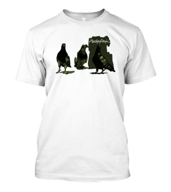 Aesop Rock Pigeonometry Three Pigeons T-Shirt