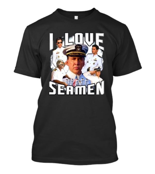 Funnyahhtees I Love Seaman Navy Officers T-Shirt
