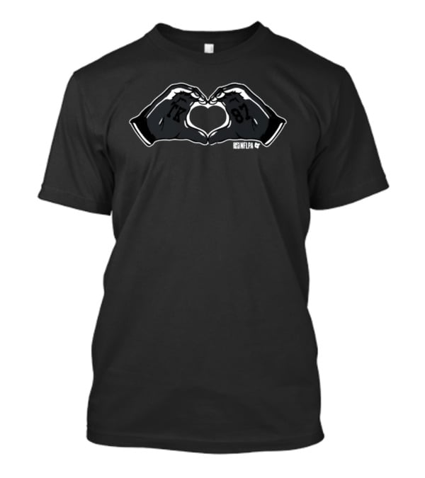 Breakingt TK 87 NFLPA Heart Hands T-Shirt