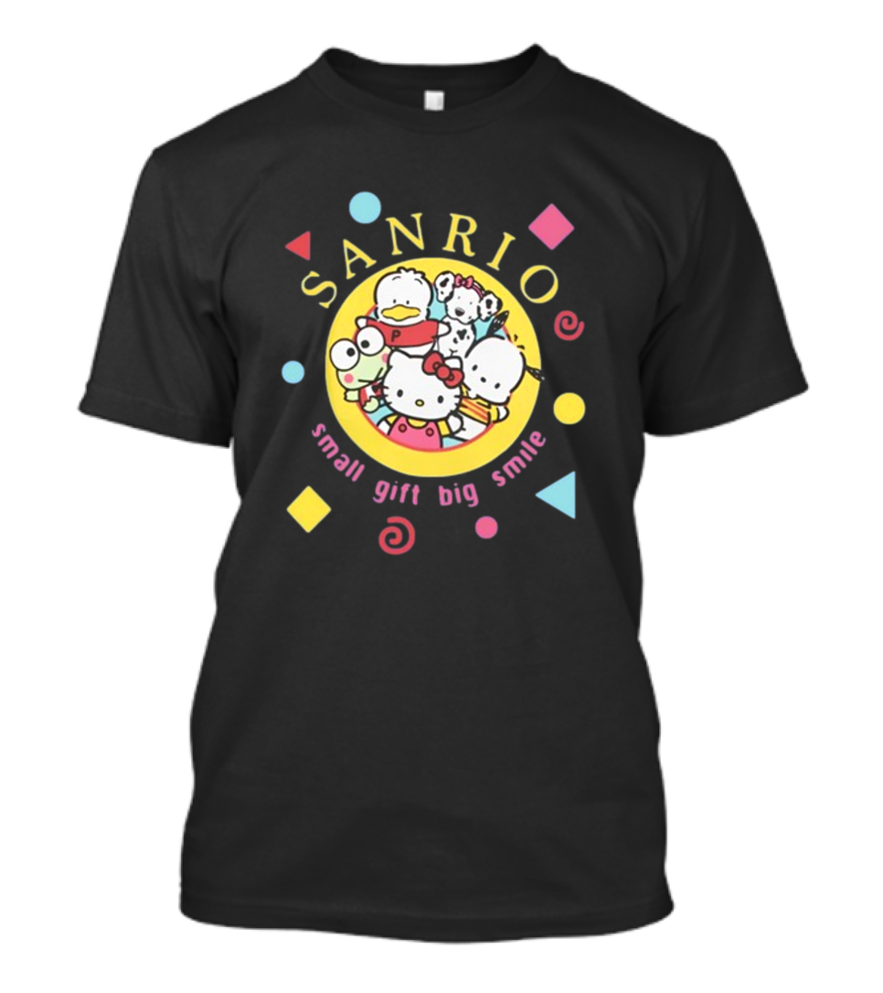 Sanrio Small Gift Big Smile Hello Kitty And Friends X Dumbgood T-Shirt