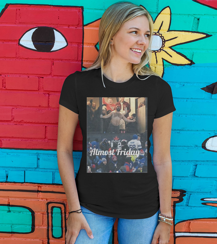 Almost Friday Kelce Labatt Beer Football T-Shirt