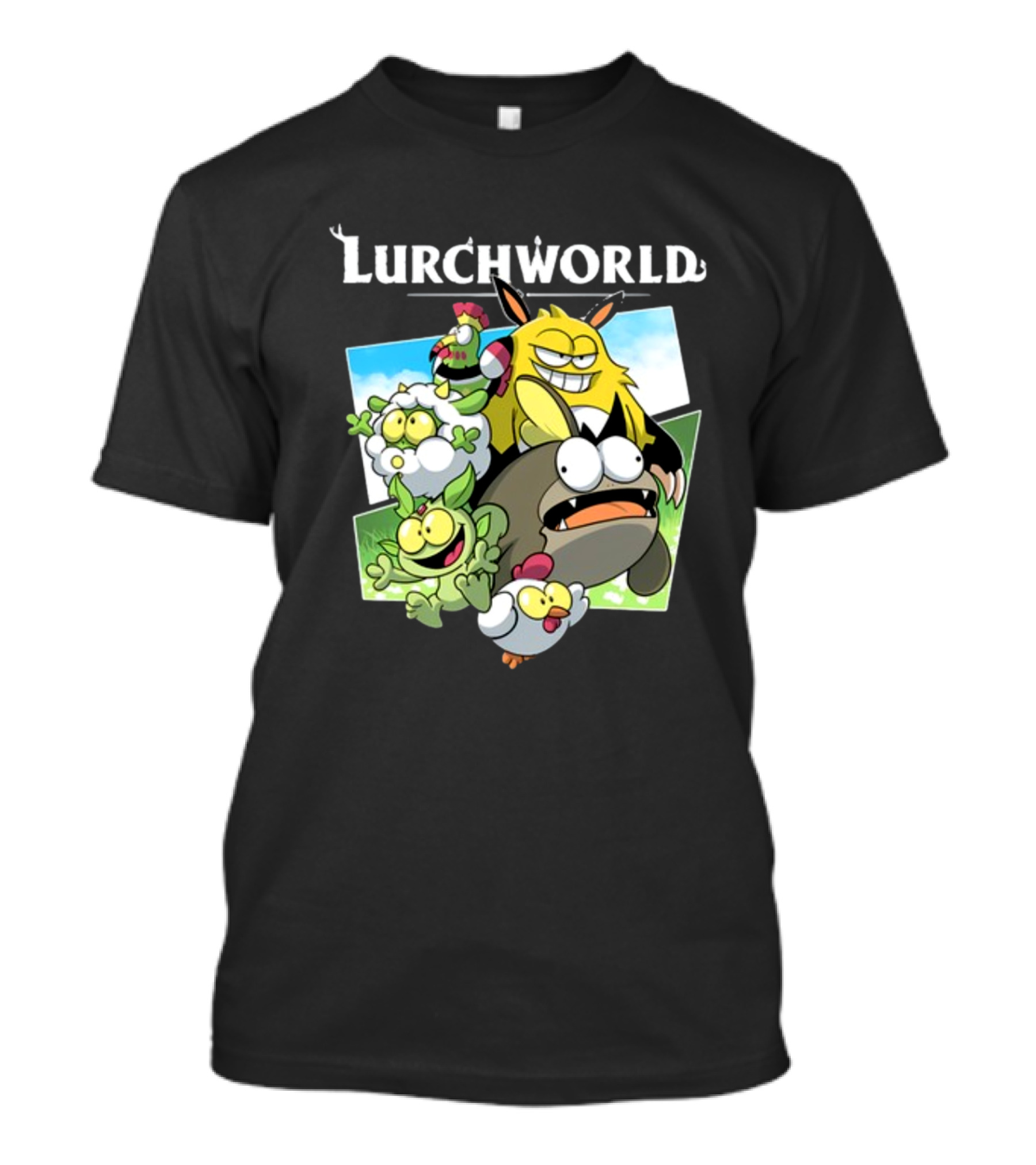 Lurchworld Grnk.Shop Characters Adventure T-Shirt