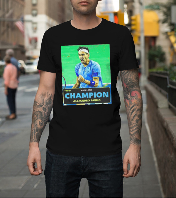 Shirt: Auckland Champion Alejandro Tabilo T-Shirt Auckland Champion Alejandro Tabilo T-Shirt