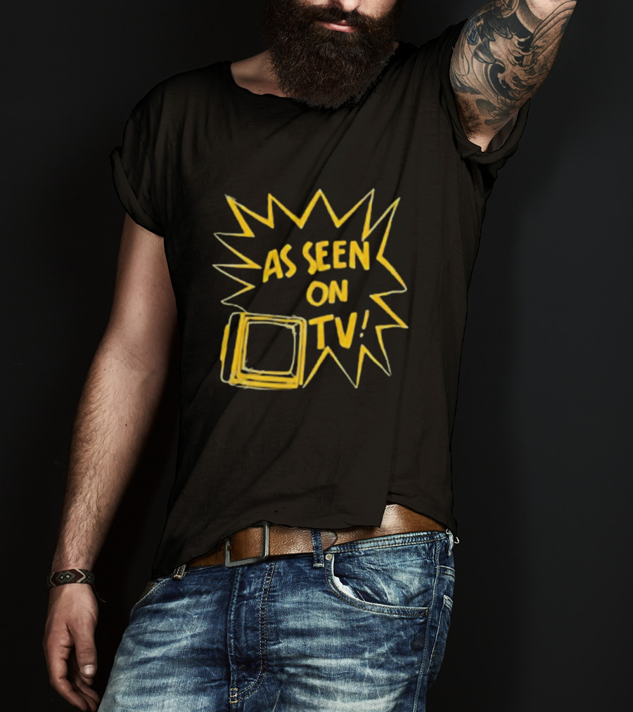 As Seen On TV Retro Style Burst With TV T-Shirt
