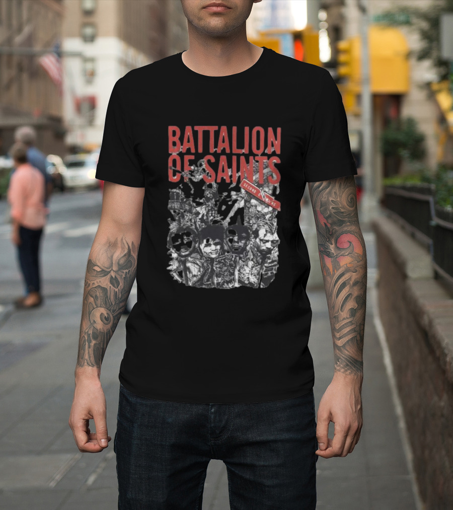 Battalion Of Saints Second Coming Punk Rock Album Cover T-Shirt