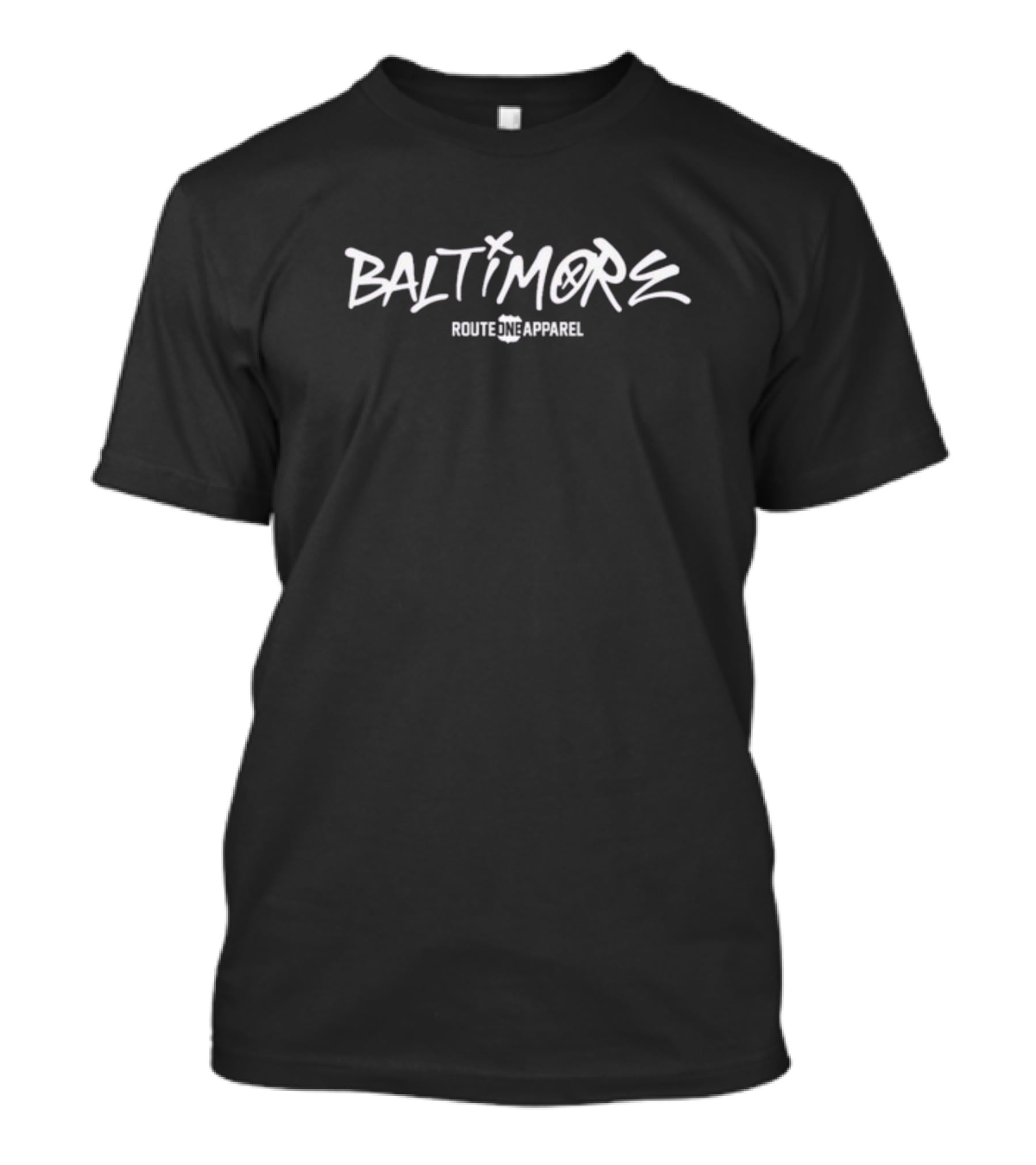 Baltimore Route One Apparel Taylor In A Ravens T-Shirt