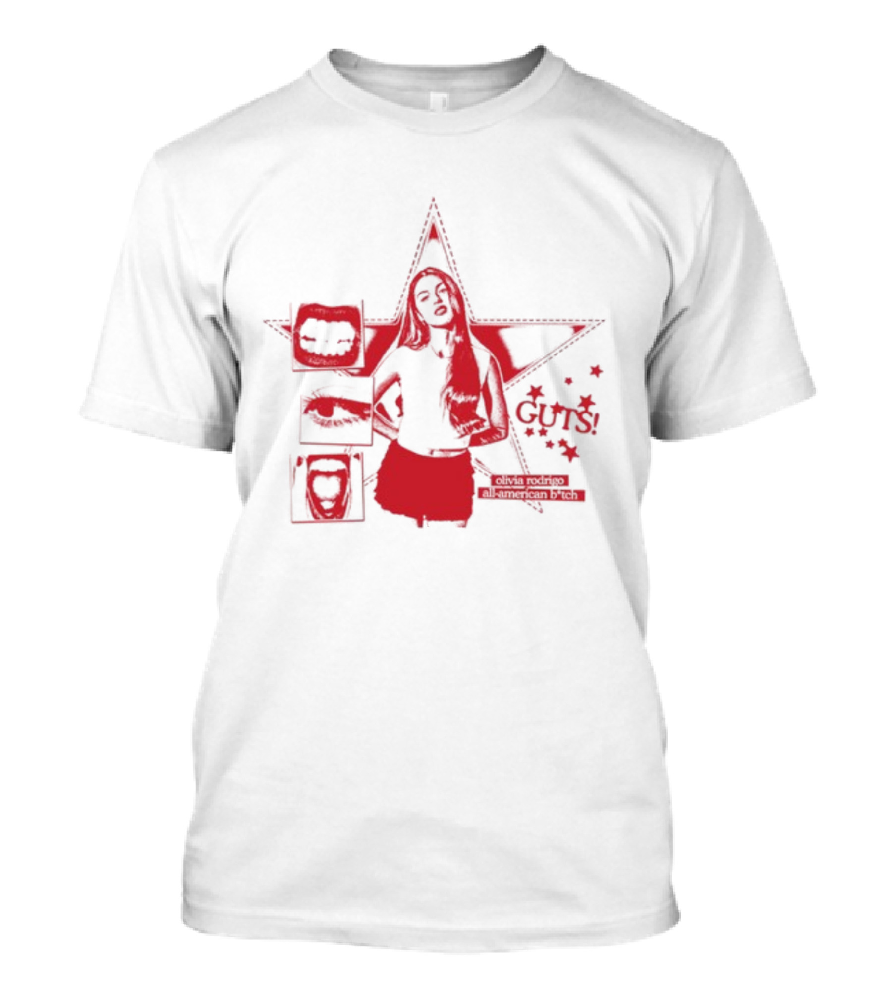 Guts Olivia Rodrigo All American Bich Star T-Shirt